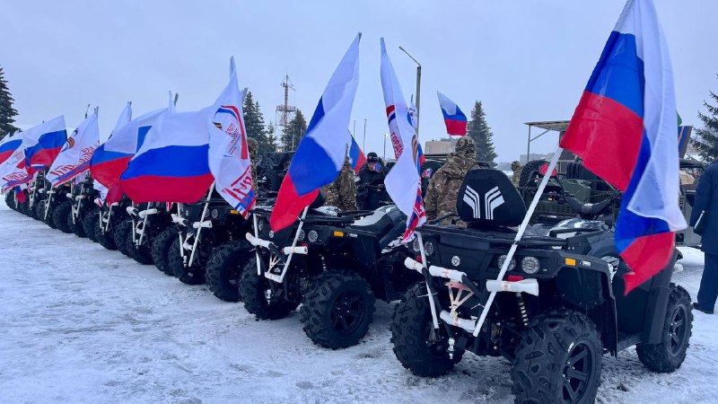 Новая партия высокопроходимой техники от Костромской области отправилась в зону СВО