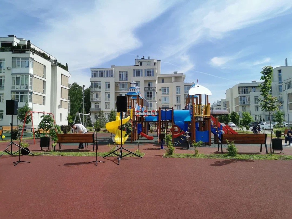 В городском округе Красногорск открылась новая детская площадка