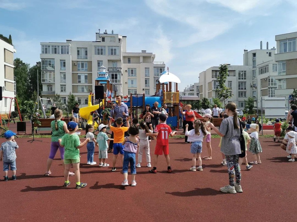 В городском округе Красногорск открылась новая детская площадка