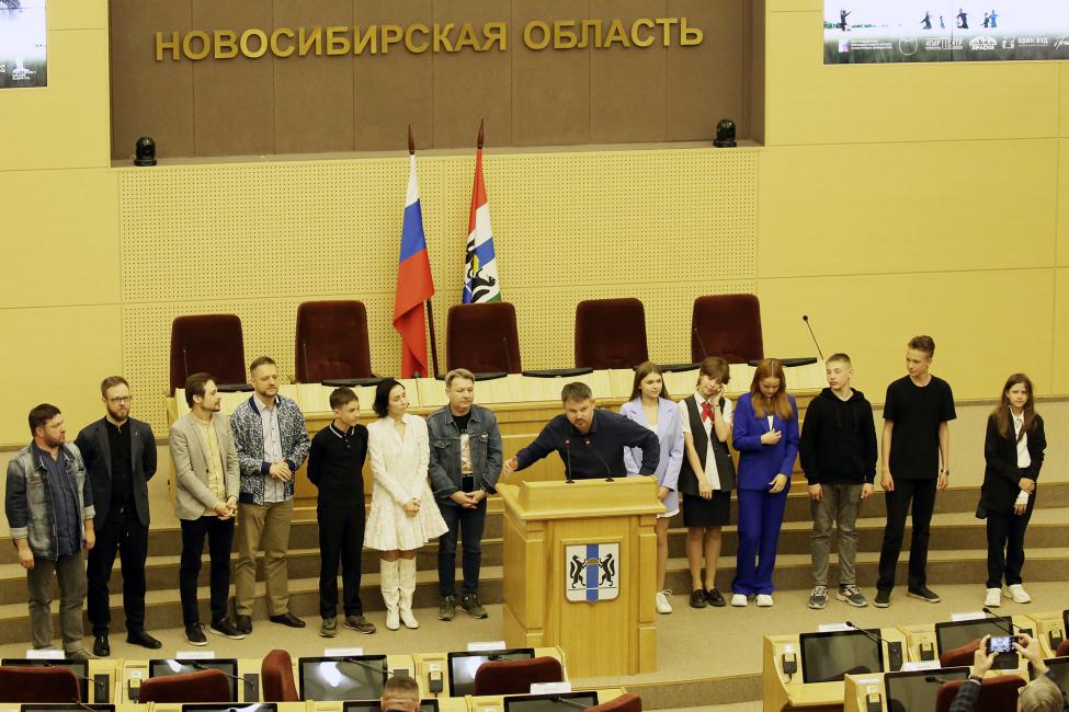 В Законодательном Собрании Новосибирской области показали фильм «Суворовец 1944»